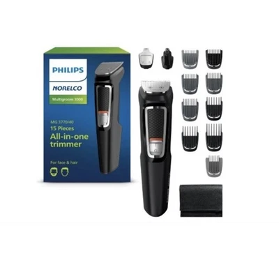 New- Philips Norelco Multigroom 3000 All-in-One 15 Pieces Trimmer Hair Clipper - Image 1 of 4