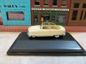 NEUERSCHEINUNG Oxford 1950 NASH Rambler Landau Ivory Convertible 1/87 HO Diecast - Bild 1 von 6