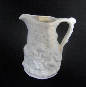 Portmeirion Parian Jug moulded with Babes in the Wood: 11.5 cm high - Picture 1 of 8
