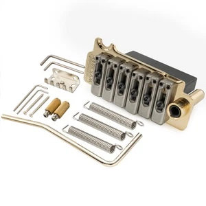 Wilkinson WVS50IIK Gold 52.5mm Steel Saddles Block Tremolo Bridge For ST Guitar - Picture 1 of 5