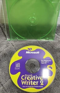 Microsoft Creative Writer 2 CD for PC Designed for Windows 95 1996 Graphics Art - Picture 1 of 2