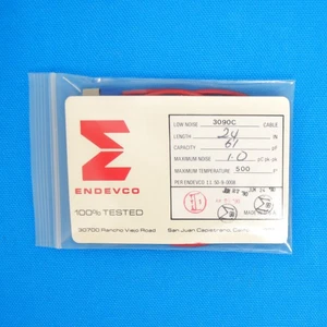 Meggitt Endevco 3090C-24, 24" 500˚F Cap. 61 pF Low Noise Coaxial Cable Assem - Picture 1 of 2