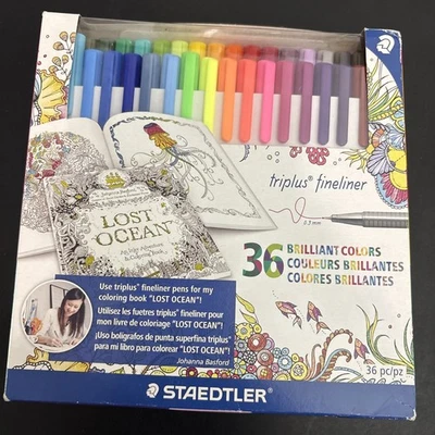 STAEDTLER TRIPLUS FINELINER - PUNTA DE 0,03 MM - 36 COLORES SURTIDOS - (334C36JBLU) - NUEVO Foto 1 de 3