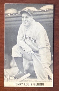 1960-61 Exhibits Wrigley Field HOF Set-Break Lou Gehrig New York Yankees - Picture 1 of 2
