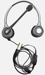 Plantronics SMS2703-01 Zestaw słuchawkowy Binarny 92703-01 z mikrofonem do Airbus Aviation - Zdjęcie 1 z 6