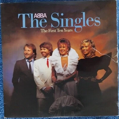 ABBA: The Singles (The First 10 Years) 12" Vinyl Double LP 1982 Excellent - Image 1 of 4
