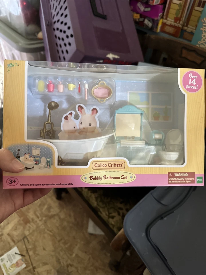 Calico Critters Bubbly Bathroom Set CC1894