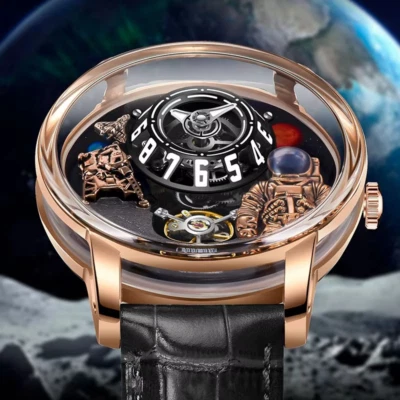 New PINDU Space Series Luxury Men's Mechanical Watch 5ATM Tourbillon Luminous - Image 1 of 4