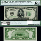 FR. 1956 Em $ 5 1934 Federal Reserve Note Mule Richmond E-A Block Edelstein PMG CU66 EP