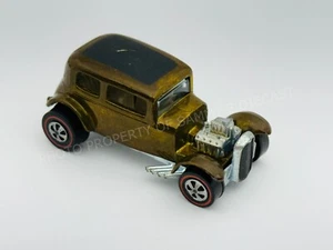Hot Wheels Redline CLASSIC 32 FORD VICKY Dark Gold US White Interior Very Nice ! - Picture 1 of 5