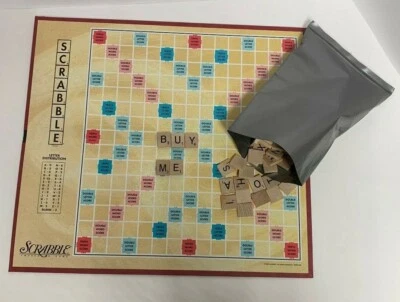 Vintage copyright 1999 Scrabble Game Hasbro EUC  - Image 1 of 4