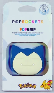 PopSockets Snorlax Pokémon PopGrip Azul/Blanco Totalmente Nuevo - Imagen 1 de 2