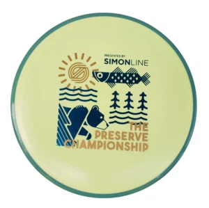 Axiom MVP Simon Line Fission Balance Gold Blau Gelb 172g Preserve Champ Disc - Bild 1 von 12