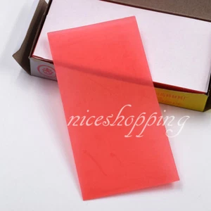 Dental 1.3mm Base Plate Red Wax Red Modeling Wax Utility Instruments 20 Sheets - Picture 1 of 5