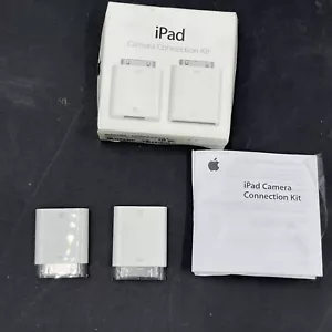 Apple iPad Camera Connection Kit A1362 A1358 SD Card & USB to 30-pin Adapters - Picture 1 of 3