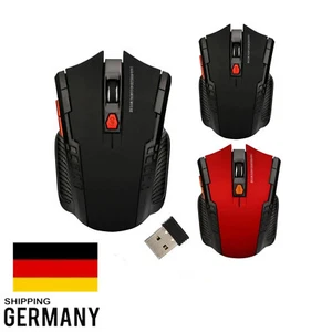 PC Maus Kabellos 2.4Ghz Funk für Computer, MAC Batterieleistung NEU Maus USB - Bild 1 von 6