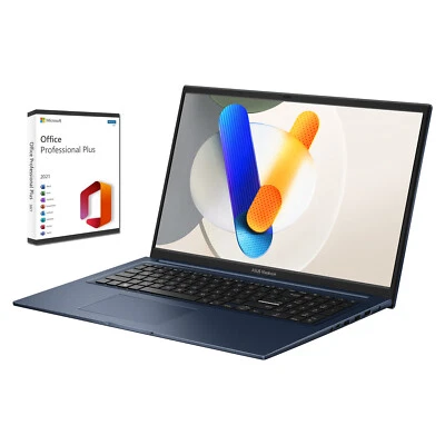 ASUS Notebook 17,3 Core i7-1255 bis 40GB RAM u. 4TB SSD IntelHD Win11 Office Pro - Bild 1 von 4