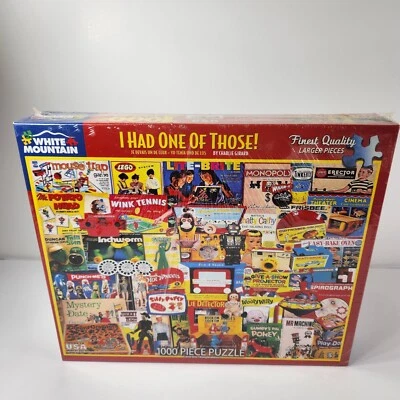 Nuevo Rompecabezas Montaña Blanco Sellado "Tenía uno de esos" 1000 Piezas Rompecabezas Foto 1 de 4