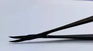 18cm Kamiyama Type Micro Scissors For Neurosurgery Plasma Coated Straight Handle - Picture 1 of 2