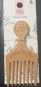 winnie the pooh wooden hair comb - Picture 1 of 2