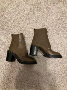 Botines de Combate Rag & Bone Shelby Verde Ejército Talla 36 1/2 - Imagen 1 de 7