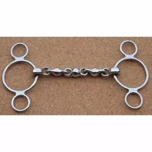 3 Ring Continental / Dutch Waterford Gag Stainless Steel - All Sizes - Picture 1 of 1