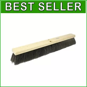 Compact 24-Inch Floor Sweeping Broom - Horsehair Bristles for Optimal Cleaning - Picture 1 of 4