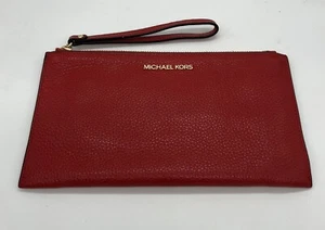Bolso de Mano Michael Kors Rojo Jet Set Viaje Grande Cuero - Imagen 1 de 4