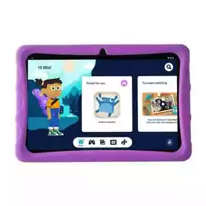 Onn 10.1" Kids Android Tablet, 32GB 2GB RAM Android 12 Go Edition 2GHz - Violet - Picture 1 of 7