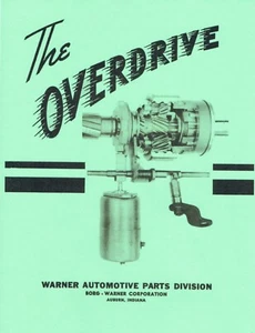 Lincoln V12 Borg Warner Overdrive Transmission Instruction Manual - Picture 1 of 5