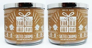2 Bath Body Works WB SALTED CARAMEL 3 Docht Duftwachskerze 14,5 groß - Bild 1 von 1