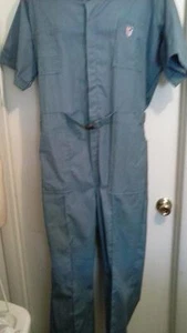 JumpSuit Blue USA Vintage 70's 80's Montgomery Ward size see measurements - Picture 1 of 8