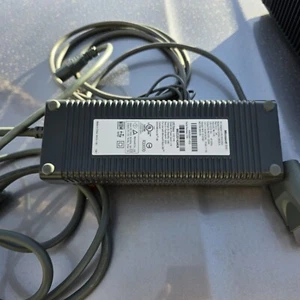 Official Microsoft Xbox 360 Fat Power Supply Cord Brick With RCA Cables - Picture 1 of 6