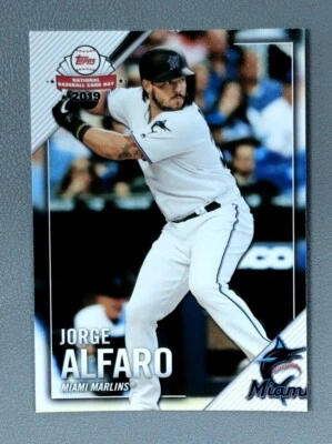 2019 Topps National Baseball Card Day #15 Jorge Alfaro Miami Marlins - Image 1 of 2