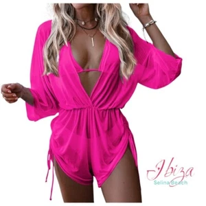 Bikini mit Strandoverall - Boho Ibiza Beach - Bild 1 von 18