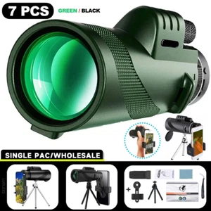 80x100 Portable Zoom HD 5000M Folding Long Distance Mini Powerful Telescope - Picture 1 of 13