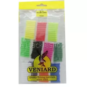 Veniard Mixed Packet of Booby Eye Foam Cylinders for Fly Tying and Craft - Picture 1 of 4