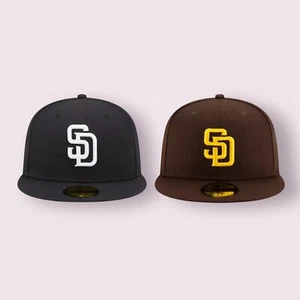 San Diego Padres SDP MLB Authentic New Era 59FIFTY Fitted Cap - Picture 1 of 7