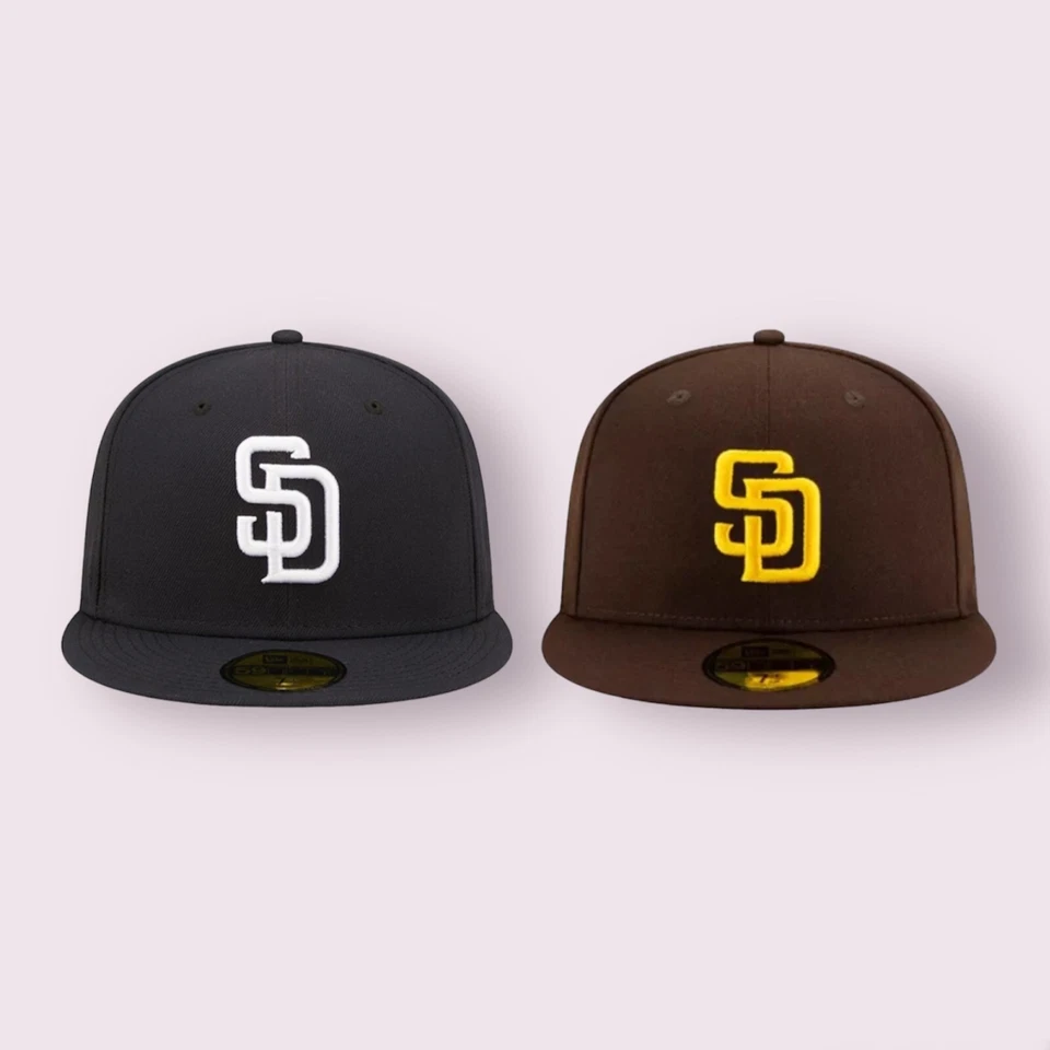 San Diego Padres SDP MLB Authentic New Era 59FIFTY Fitted Cap - Image 1 of 1