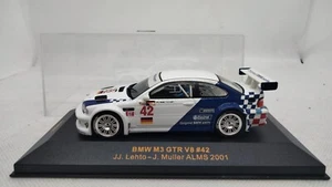 IXO BMW M3 GTR V8 NR 42 JJ. LEHTO - J. MULLER ALMS 2001  SCALA 1:43 - Foto 1 di 3
