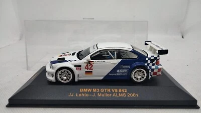 IXO BMW M3 GTR V8 NR 42 JJ. LEHTO - J. MULLER ALMS 2001  SCALA 1:43 - Immagine 1 di 3