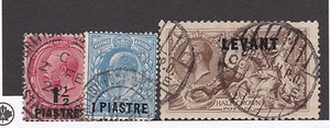 LEVANT ~1920s BPO Constantinople Postmarks on 2/6 Chocolate Seahorse etc CV£111. - Picture 1 of 1