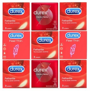 144 x Durex Fetherlite Thin Elite Kondome neu versiegelt Einzelhandelsverpackungen schneller UK-Versand - Bild 1 von 3
