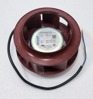 EBMPAPST R1G133-AA17-02 ZENTRIFUGALVENTILATOR, MOTORISIERTER IMPPELLER 24V DC - Image 1 of 4