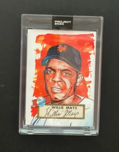 Topps Project 2020 Willie Mays by Blake Jamieson #143 PR: 5930 w/box - Picture 1 of 3