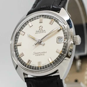 **NEAR MINT** Vintage OMEGA Seamaster COSMIC TOOL.105 Automatic Silver 33mm Mens - Picture 1 of 13