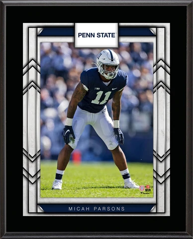 Micah Parsons Penn State Nittany Lions 10.5" x 13" Player Plaque Cover