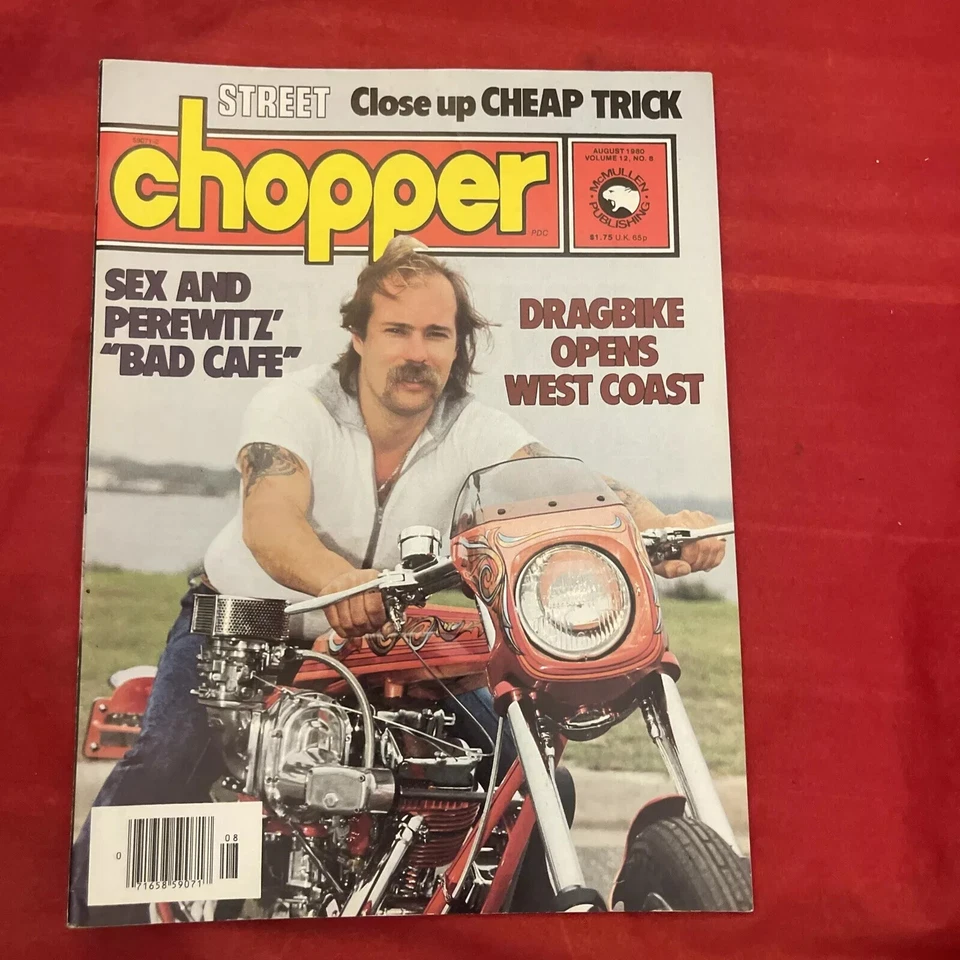 AUGUST 1980 Street Chopper motorcycle magazine VG - Image 1 of 1