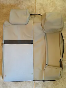 2012 Toyota Camry Factory Original Seat Cover REAR UPPER (Tan Leather/Suede) - Picture 1 of 3