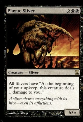 Time Spiral #124 Plague Sliver - Image 1 of 2